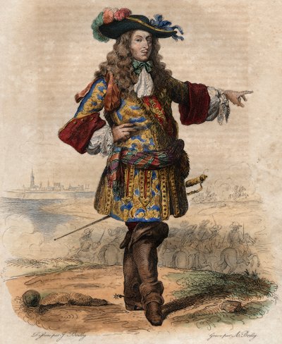 Portrait of Louis de Bourbon, Prince of Conde (1621-1686), French general, known as le Grand Conde by French School